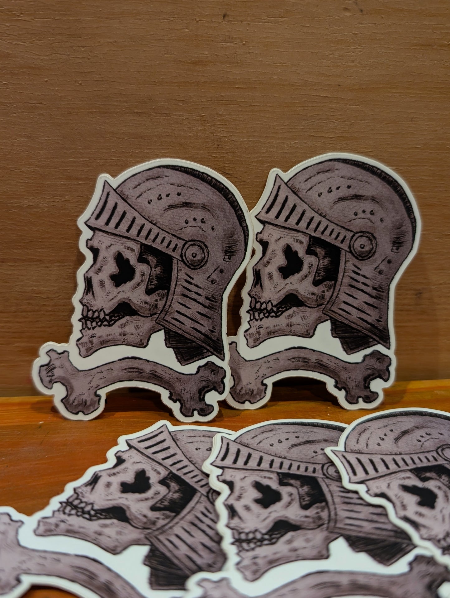 Skeleknight Sticker