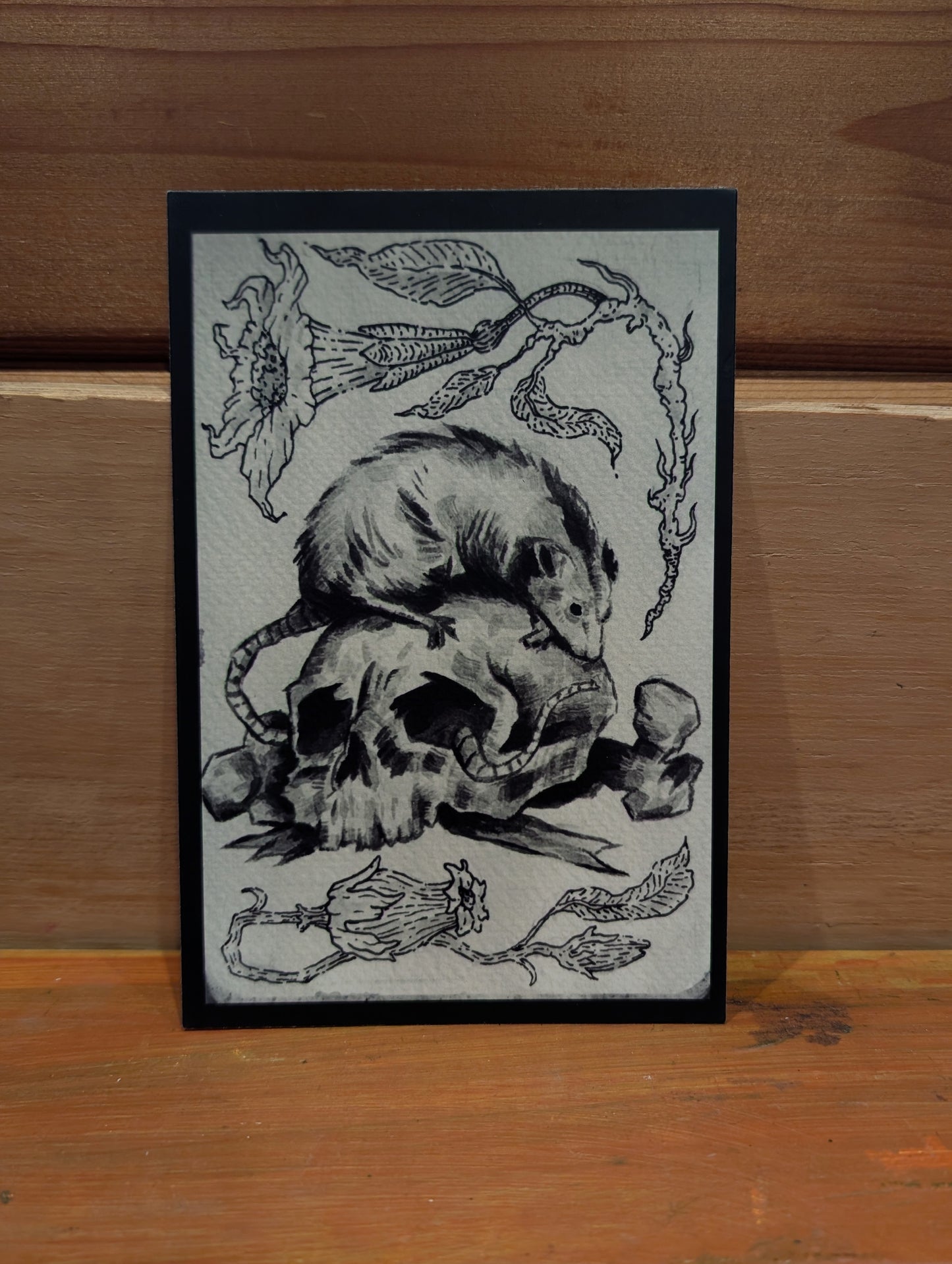October Postcard Print