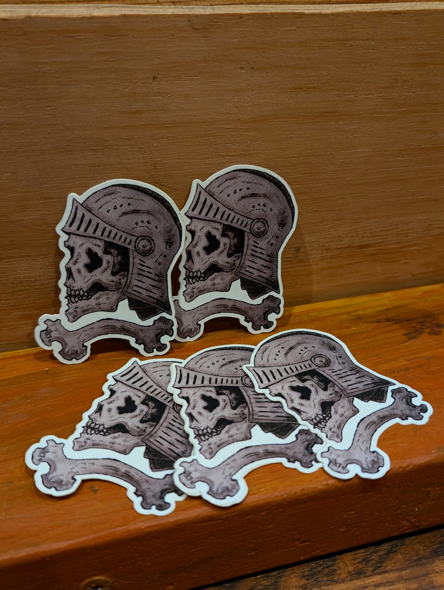 Skeleknight Sticker